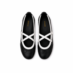 Harmonie Ballerina Flat In Black