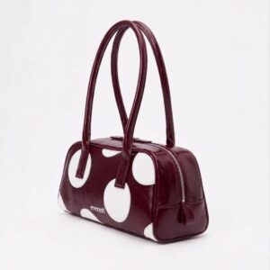 Barillo Barrel Bag In Red White